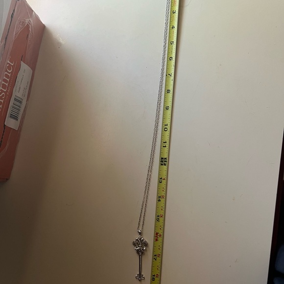 Sterling Silver Key Necklace - Picture 4 of 7